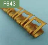 F643 電磁波シールド フィンガーストリップガスケット