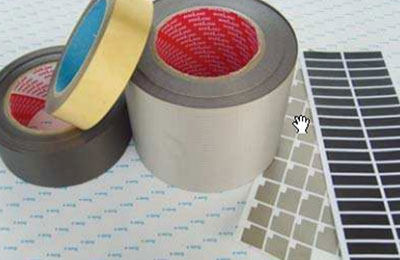 導電性繊維の片面テープ