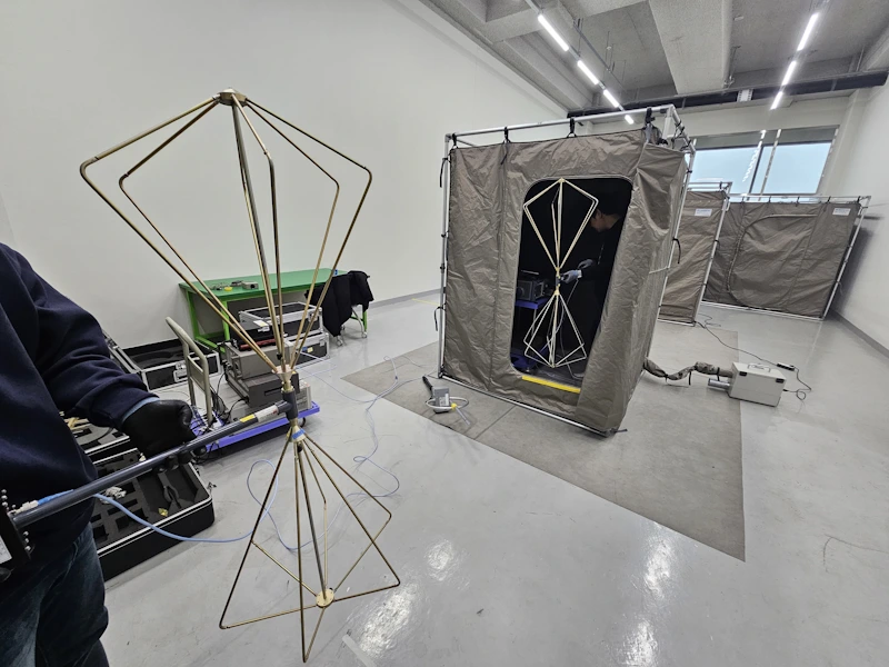 シールドテントシールド率測定シーン-2