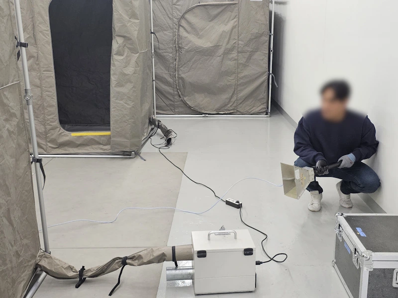 シールドテントシールド率測定シーン-3