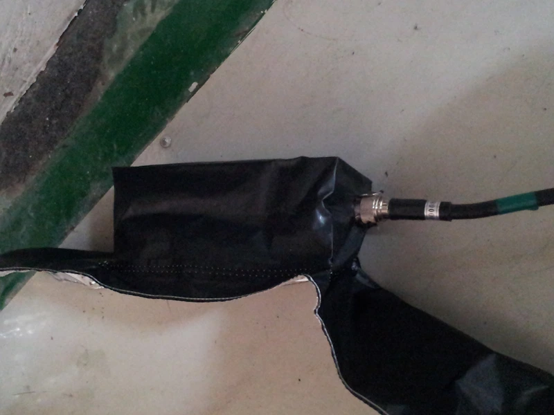 電線チューブ発電所EBGシールドカバー適用事例